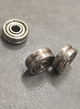 外圈带V型槽轴承U/V型V624-ZZ V624ZZ尺寸4*13*6mm走线导轮滑轮