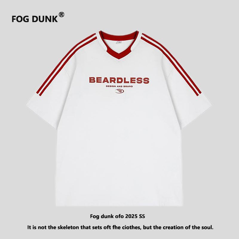 FOGDUNK二条杠短袖T恤