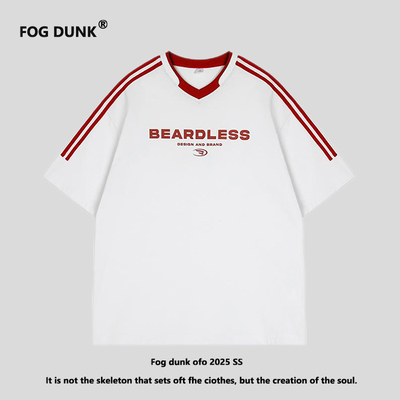 FOGDUNK二条杠短袖T恤