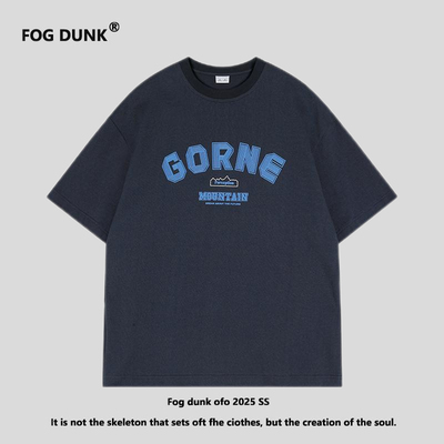 FOGDUNK美式复古T恤情侣款