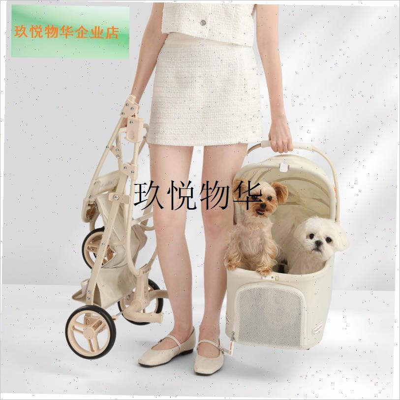 toodandan宠物推车轻便可分离笼猫咪狗狗O外出便携可折叠手推车,