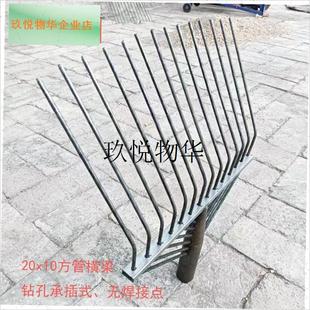 粪叉子冷拔钢牛粪叉子草叉马粪叉子清K粪叉杂草秸秆手工农用,