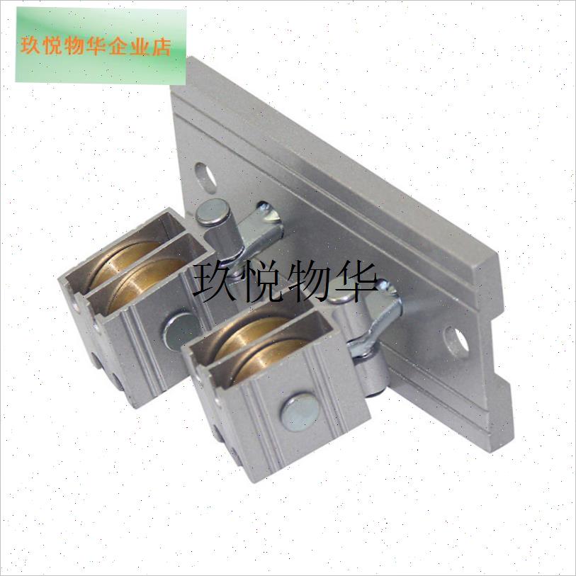 通用  升降晾衣架配件滑轮手摇晾衣杆万L向轮转轮晾衣架转角器维,