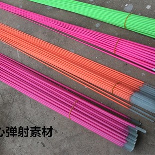 DIY獨(dú)節(jié)彩色實(shí)心玻纖碳t素溪流馬口竿鱒魚竿用彈射微物餌竿胚素材