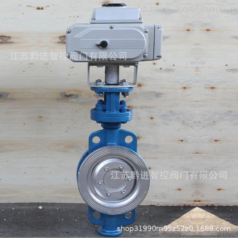 D941H对夹蝶阀uinc30手动改电动物联网4G控制智能调节无源触点24V