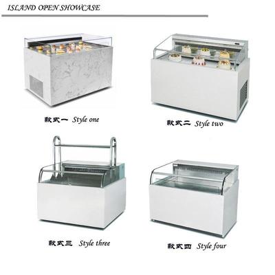 Island open showcase开放式冷柜三明治柜中岛柜蛋糕柜寿司保鲜柜