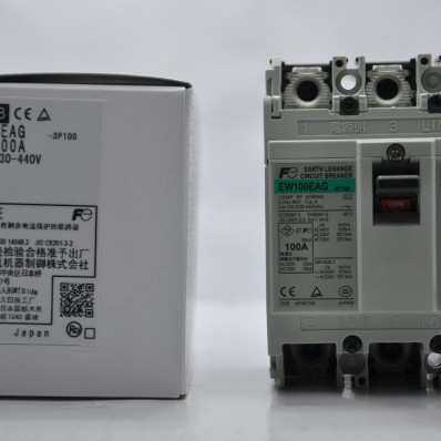 富士漏电断路器EW100EAG 3P 100A 30MA EW100EAG 3P 100B  30MA