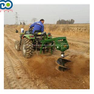 植树造林液压悬挂式打坑机 油箱容量1.2L施肥农用果林挖坑机