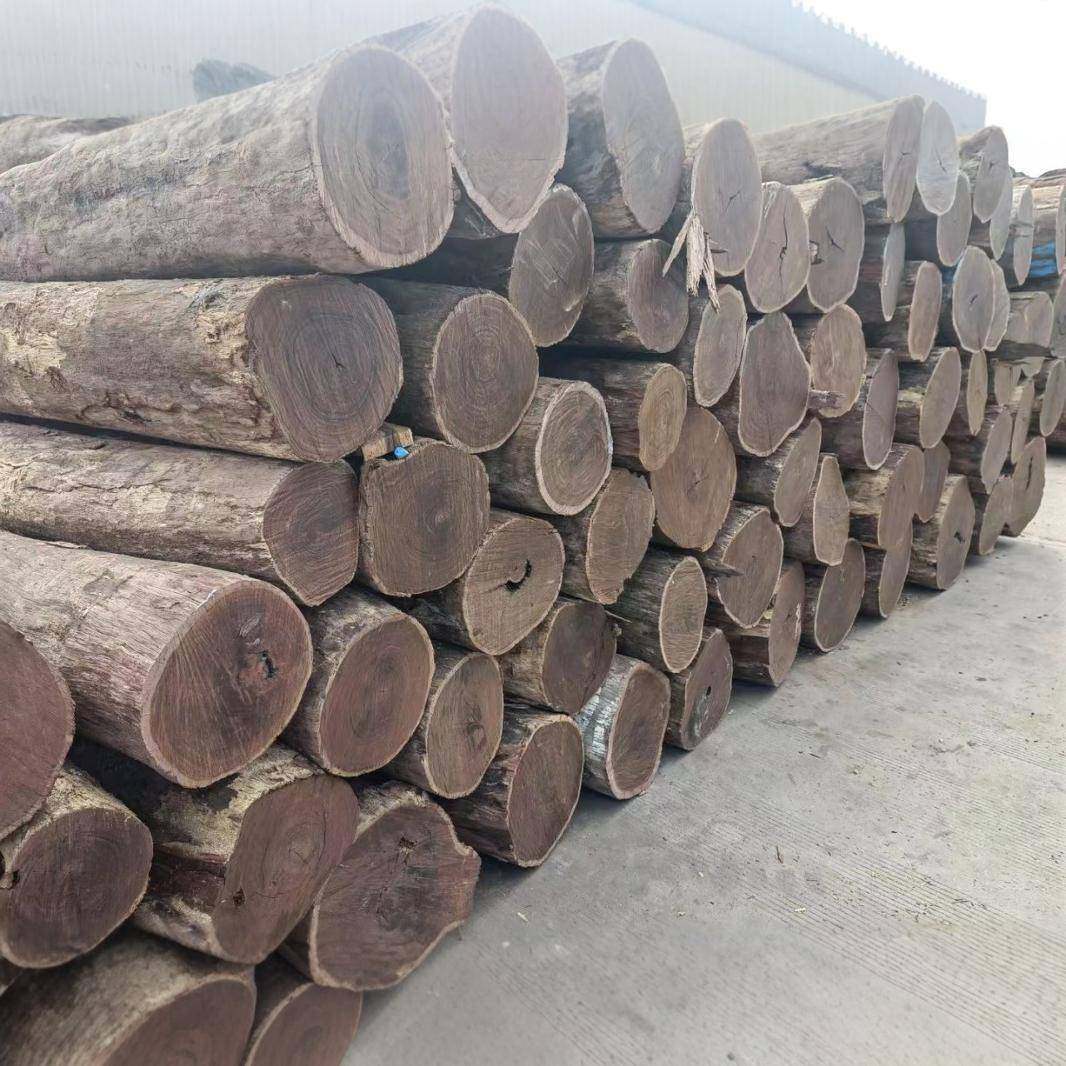 厂家所罗门大叶紫檀原木 家具雕刻工艺品木料 黑檀板材所罗门