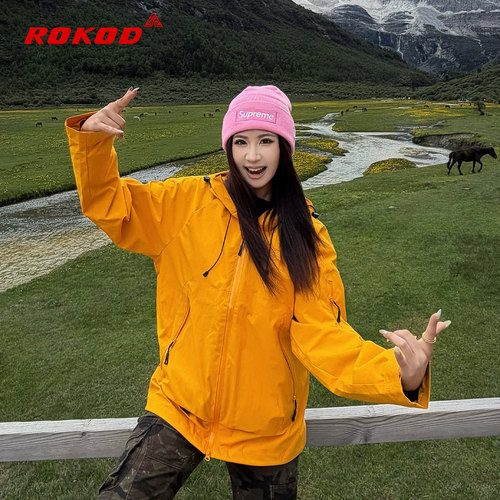 三合一可拆卸户外冲锋衣外套女