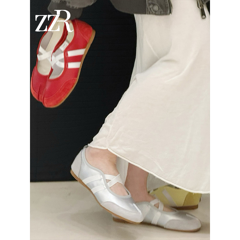 ZZR软底浅口分趾鞋女百搭
