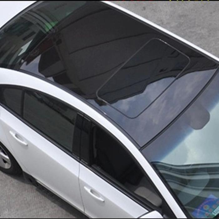 加厚款15C车顶膜 亮光三层 亮光天窗膜 黑色顶棚膜 车顶改色膜