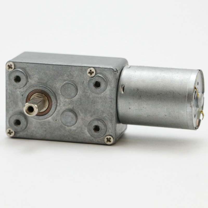 3246蜗轮蜗杆减速电机370直流电机自锁力强12V24V直角减速电机