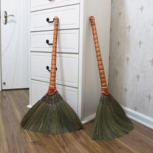 芦苇笤帚 芦苇扫把纯手工编织扫地手工把茅草扫帚 家用学校工厂