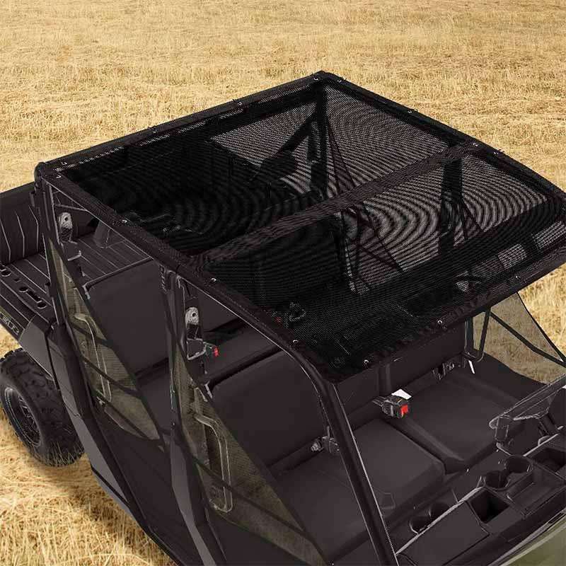 UTV顶篷防晒遮阳网与2017-2023 Polaris Ranger CREW XP 1000兼容