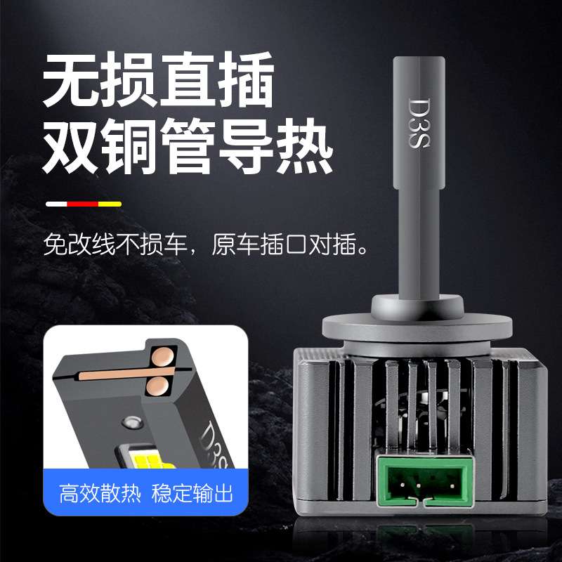 汽车LED大灯D系列直插式大灯D1S D2S D3S D4S D8S透镜专用D2R D1R