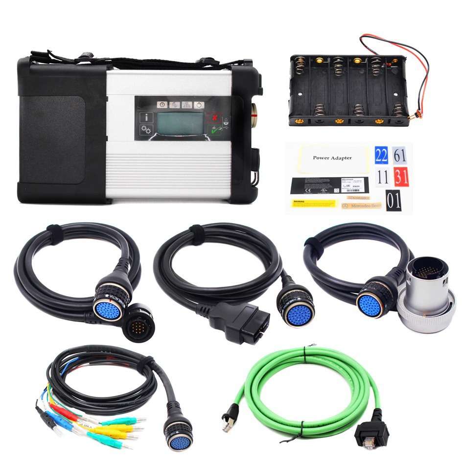 外贸版MB STAR C5 WIFI DOIP奔驰汽车/卡车故障诊断仪带CF19电脑