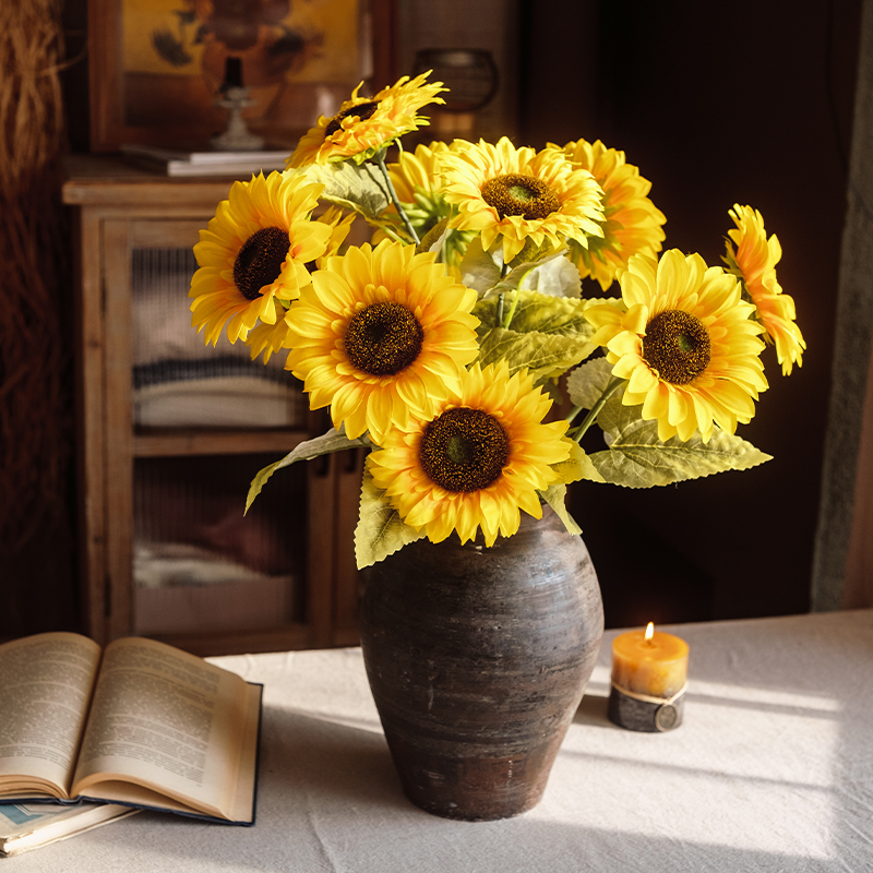 娇香影仿真花假花向日葵客厅
