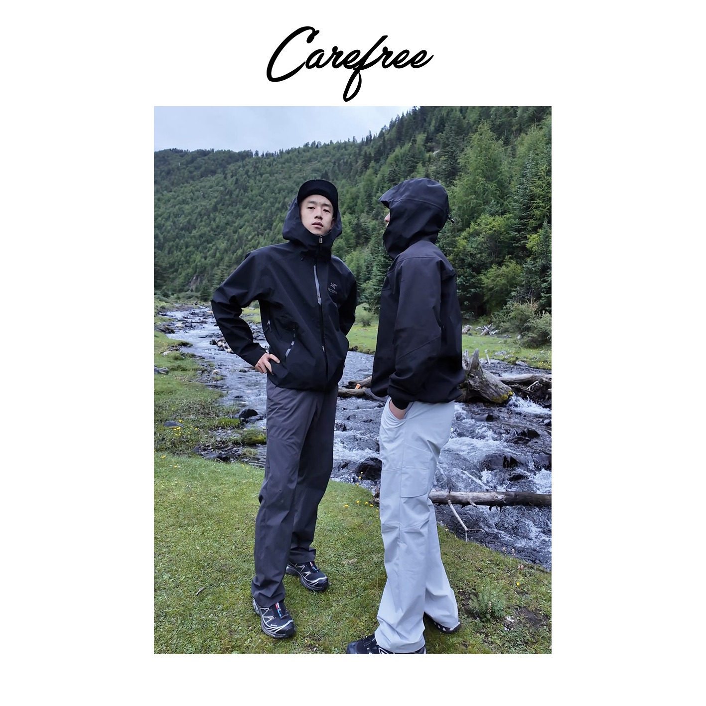 Carefree夏季三防冲锋裤