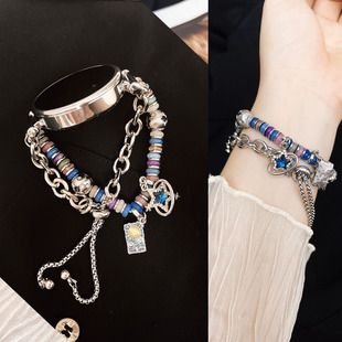 适用华为GT6手表GT5表带GT4塔罗牌手链gt5pro表带watch5/4/3串珠腕带gt3/2女款新FIT4手环10链条荣耀magic