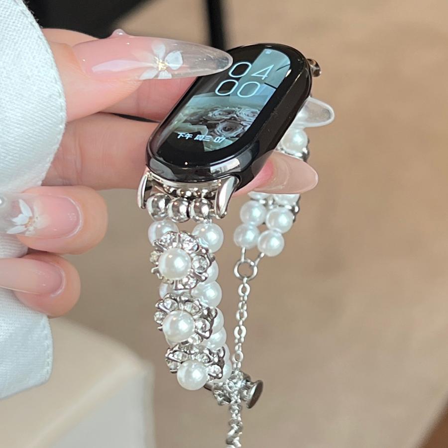 佐仕盾iwatch珍珠花表带