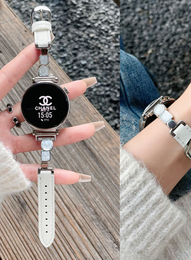 适用VIVO Watch5手表GT表带1女生3新款OPPO X2 mini真皮表带4Pro手表watch GT细款2轻奢透气iQOO watch3表带