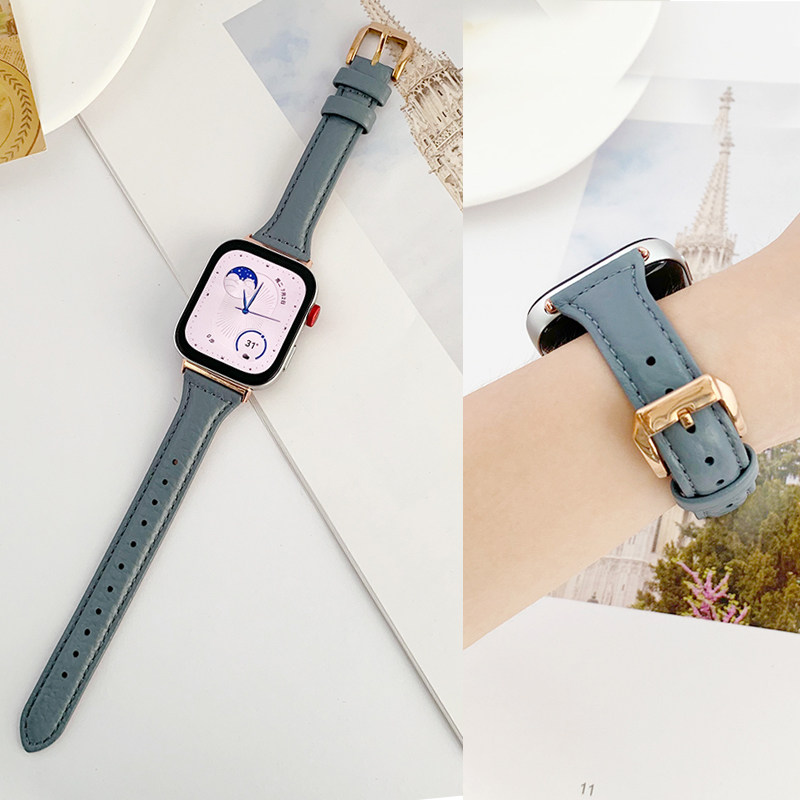 适用华为手环9/8手表watch 4表带3/3pro/4pro荔枝纹真皮FIT 3/2表带GT4/GT3运动表带荣耀magic女潮款轻奢