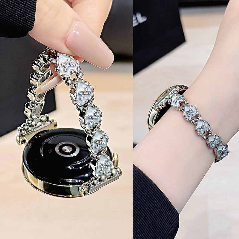 适用GT6华为GT5 pro手表GT4表带gt3爱心蝴蝶结弹力绳watch5/4/3女新款荣耀5Magic2腕带手环11/10替换Fit4高级