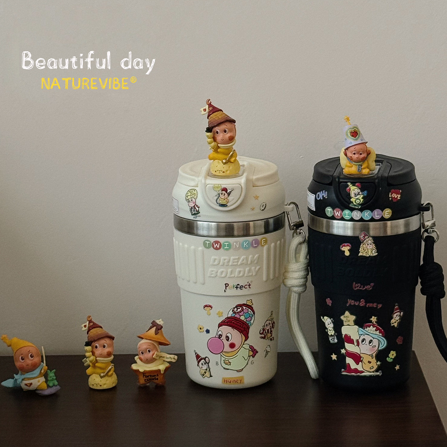 星星人吸管保温杯新款卡通高颜值学生便携咖啡杯女生不锈钢水杯子,餐饮具,保冷/保温杯,淘宝优惠券,粉丝福利购,淘宝优惠卷