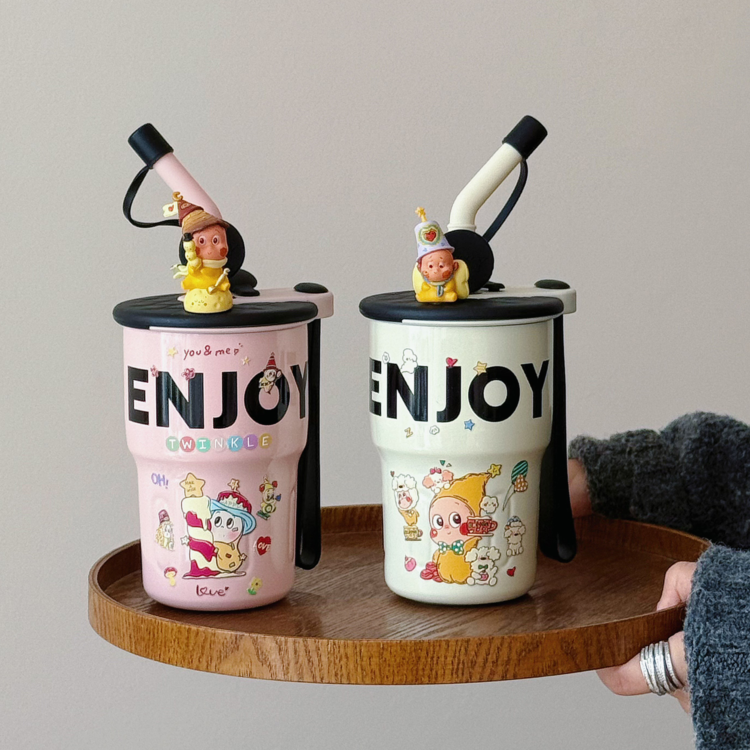 【国补20%】星星人女可爱保温杯