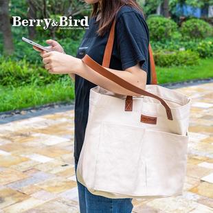园艺工具袋子户外种花收纳单肩包帆布耐磨多功能背包 BerryBird