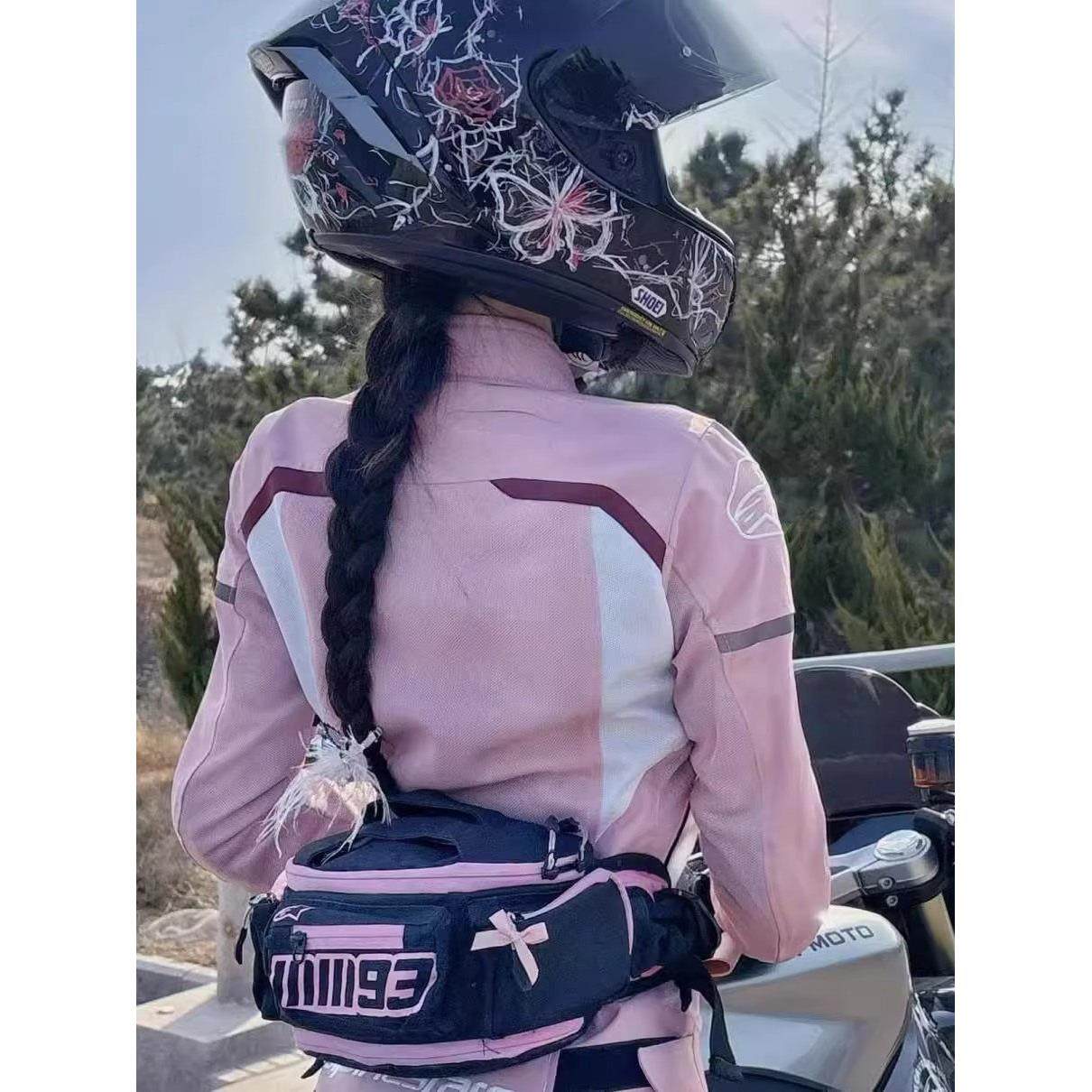 意大利A星摩托车腰包马奎斯联名机车休闲收纳包男女摩旅骑士包