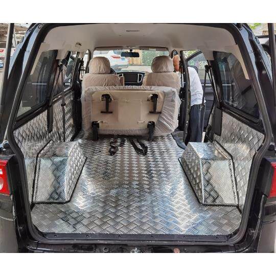 东风风行菱智M5/V3/PLUS /M3改装全车不锈钢地板 防磨全包围地垫