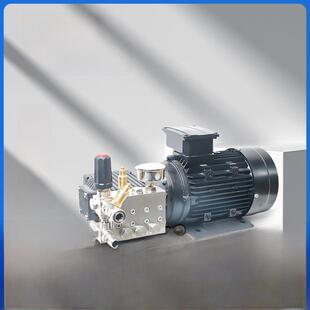 黑猫不锈钢洗车机泵头高压泵组电机加泵清洗机冷热水柱塞泵总成