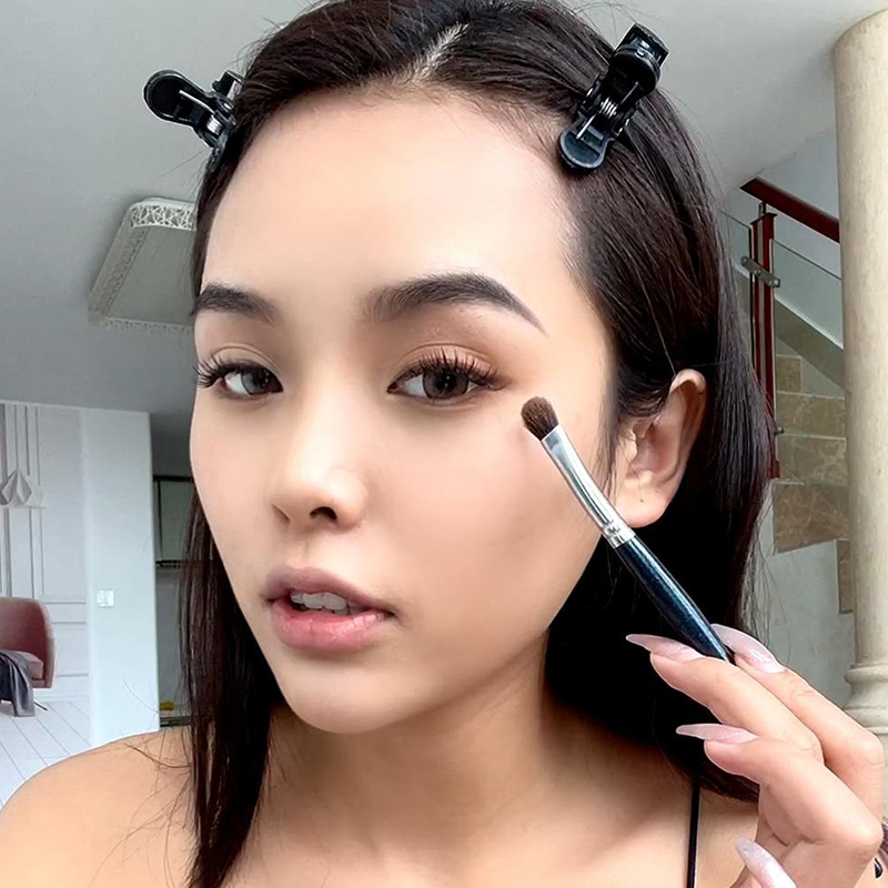 VAO羊毛小号扁头眼影刷珠光刷