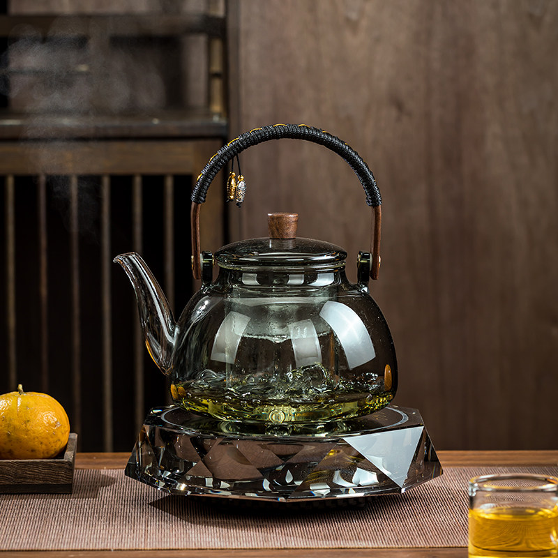 福熙堂水晶电陶炉家用养生煮茶器高颜值玻璃耐高温烧水泡茶煮茶炉,厨房电器,电磁炉/陶炉,淘宝优惠券,粉丝福利购,淘宝优惠卷