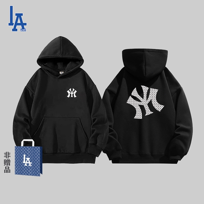 LA&WP联名款重磅卫衣男女同款2025新款宽松连帽韩风春秋潮流上衣