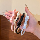 可做chocker 一款 四戴 卷发蝴蝶结电话线发箍发圈头绳项圈发绳