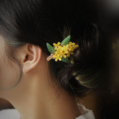 桂花侧边古典设计边夹