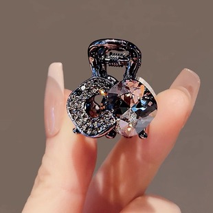 精致水钻小号抓夹发夹前额刘海夹碎发侧边公主头发卡头饰2025新款