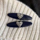 miu蓝 高级感对夹发夹女刘海夹侧边夹发饰头饰少女边夹顶夹