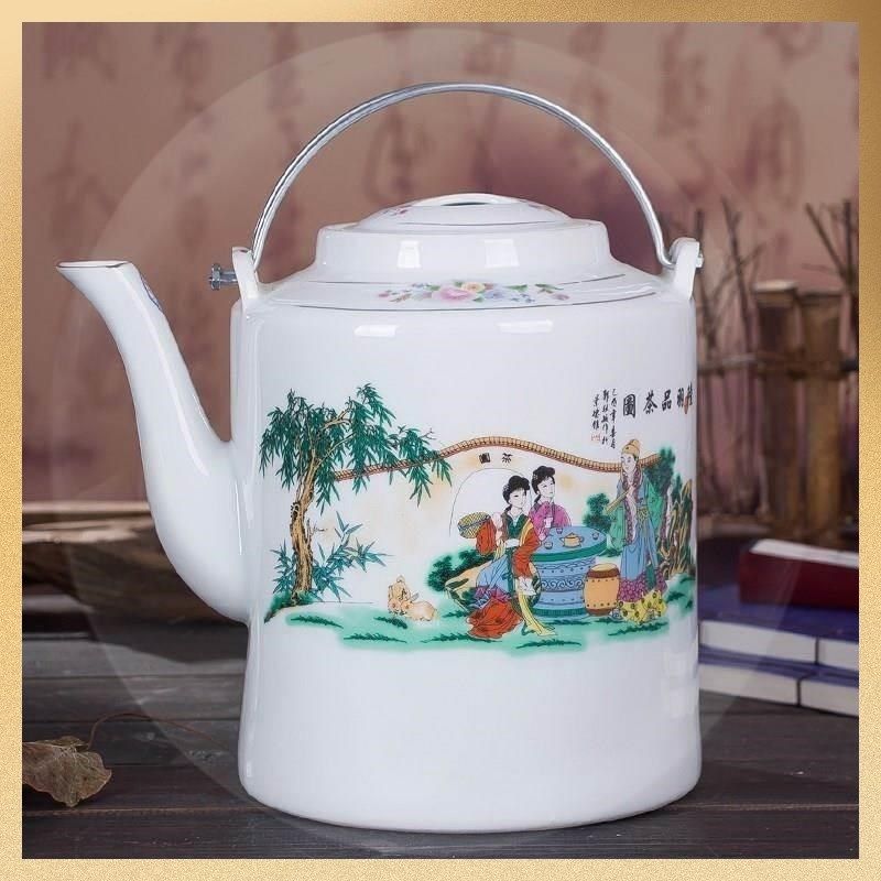 。老式瓦茶c壶大容量提壶耐高温凉水壶家用陶瓷防爆茶壶加厚釉下,农用物资,可移动滴灌袋,淘宝优惠券,粉丝福利购,淘宝优惠卷
