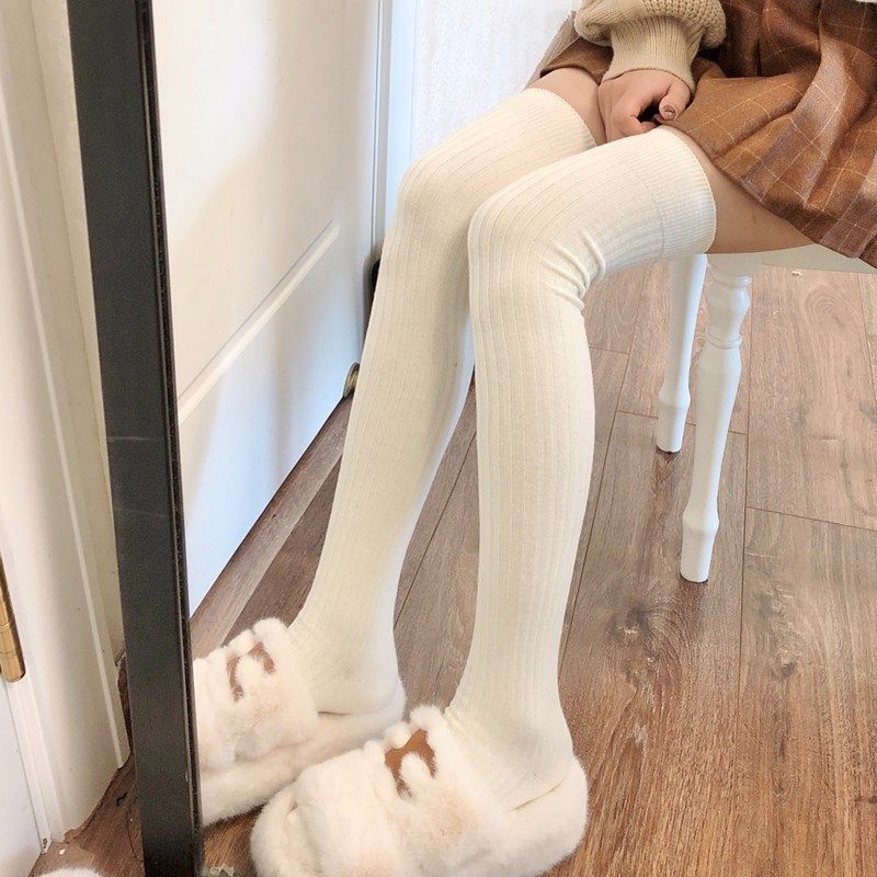 秋冬加绒白色长筒袜女日系保暖z高筒袜米色大腿袜加厚燕麦色过膝,女士内衣/男士内衣/家居服,长筒袜,淘宝优惠券,粉丝福利购,淘宝优惠卷