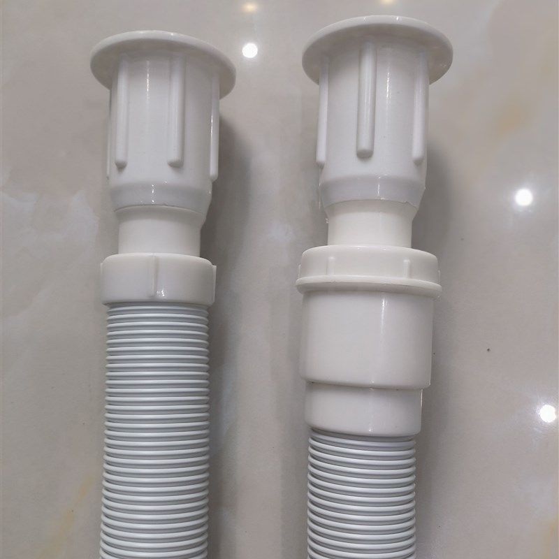 面盆下水管内螺纹36毫米伸缩钢丝一体管防臭管0.8,1.2,1.8米,家装主材,下水软管/排水软管,淘宝优惠券,粉丝福利购,淘宝优惠卷