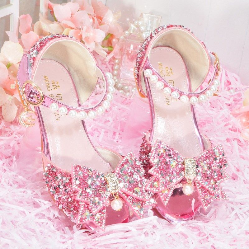 公主鞋女童凉鞋夏季新款45六x7岁8水晶鞋女儿童凉鞋女孩软底高跟,童鞋/婴儿鞋/亲子鞋,水晶/水钻鞋,淘宝优惠券,粉丝福利购,淘宝优惠卷