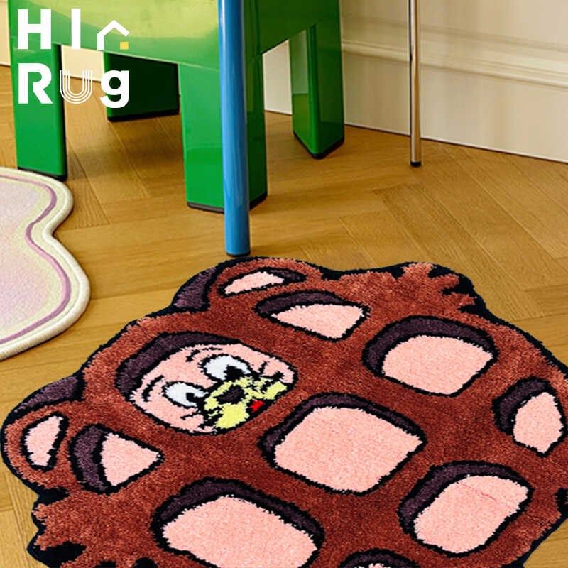 创意杰瑞华夫饼地毯复古加厚吸水脚垫客厅卧室Q卡通地垫氛围感脚,居家布艺,床边毯,淘宝优惠券,粉丝福利购,淘宝优惠卷