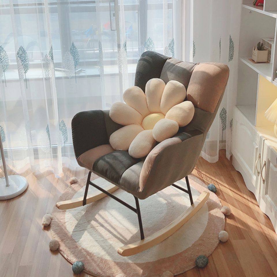北欧单人沙发摇摇椅大人客厅家用晒太阳休闲躺椅懒人沙.发网红摇,住宅家具,摇椅,淘宝优惠券,粉丝福利购,淘宝优惠卷
