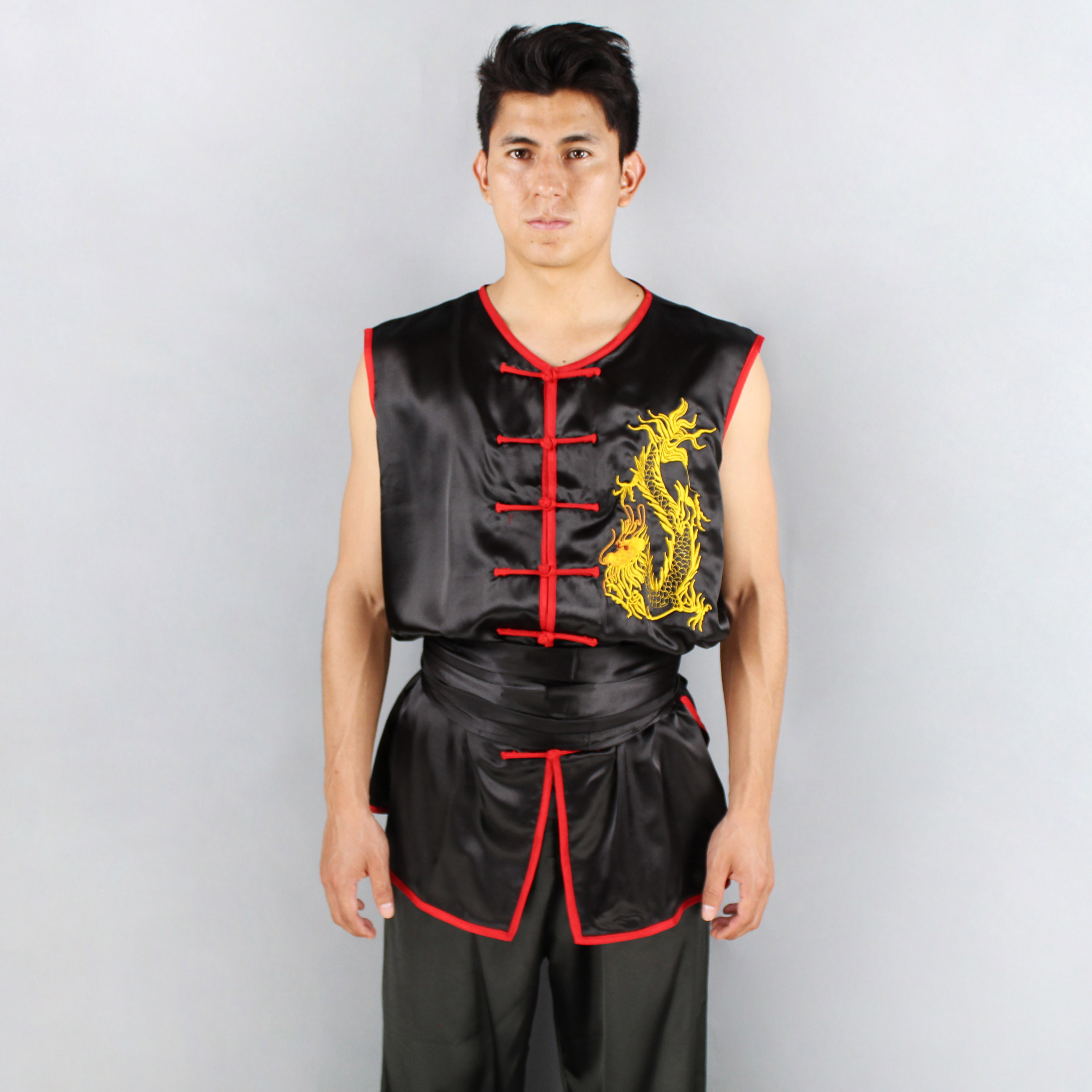 武术服男中国风南拳服儿童训练表演服练功服太极服装W南拳比赛服