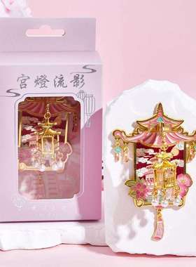 北京文创天坛灯笼冰箱贴金属亮灯发光冰箱贴文创旅游纪念品伴手礼