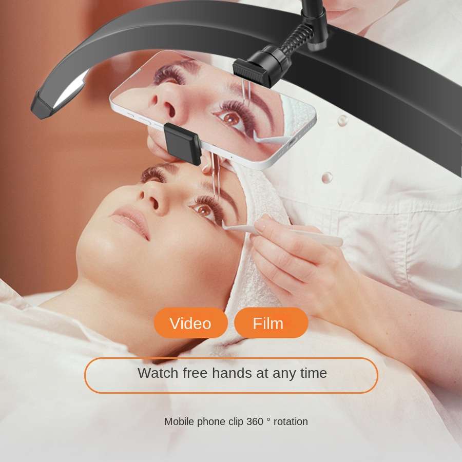HXD half moon led lash ring light lamp eyelash extension lig